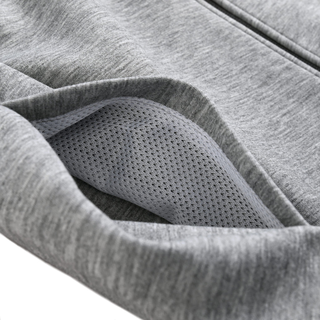 軽量ダンボールジップアップパーカー heather-gray image