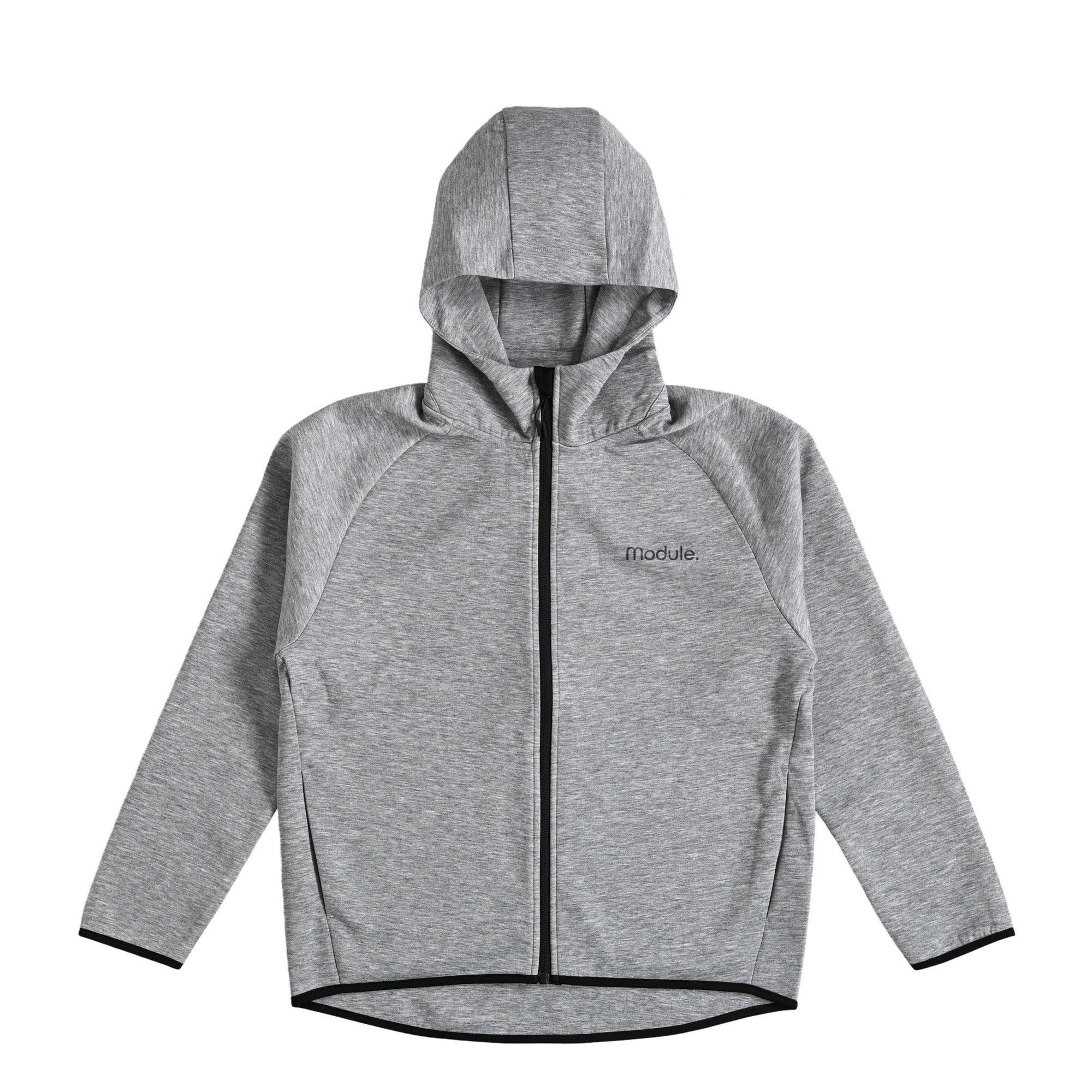 軽量ダンボールジップアップパーカー heather-gray image