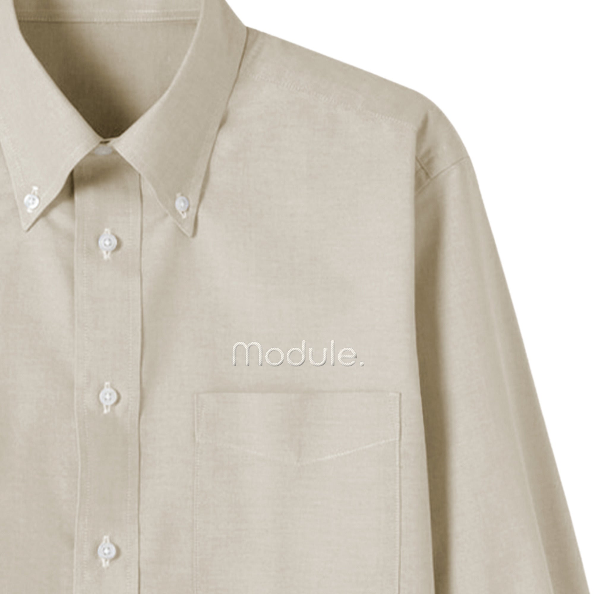 Module. オックスフォードシャツ beige image