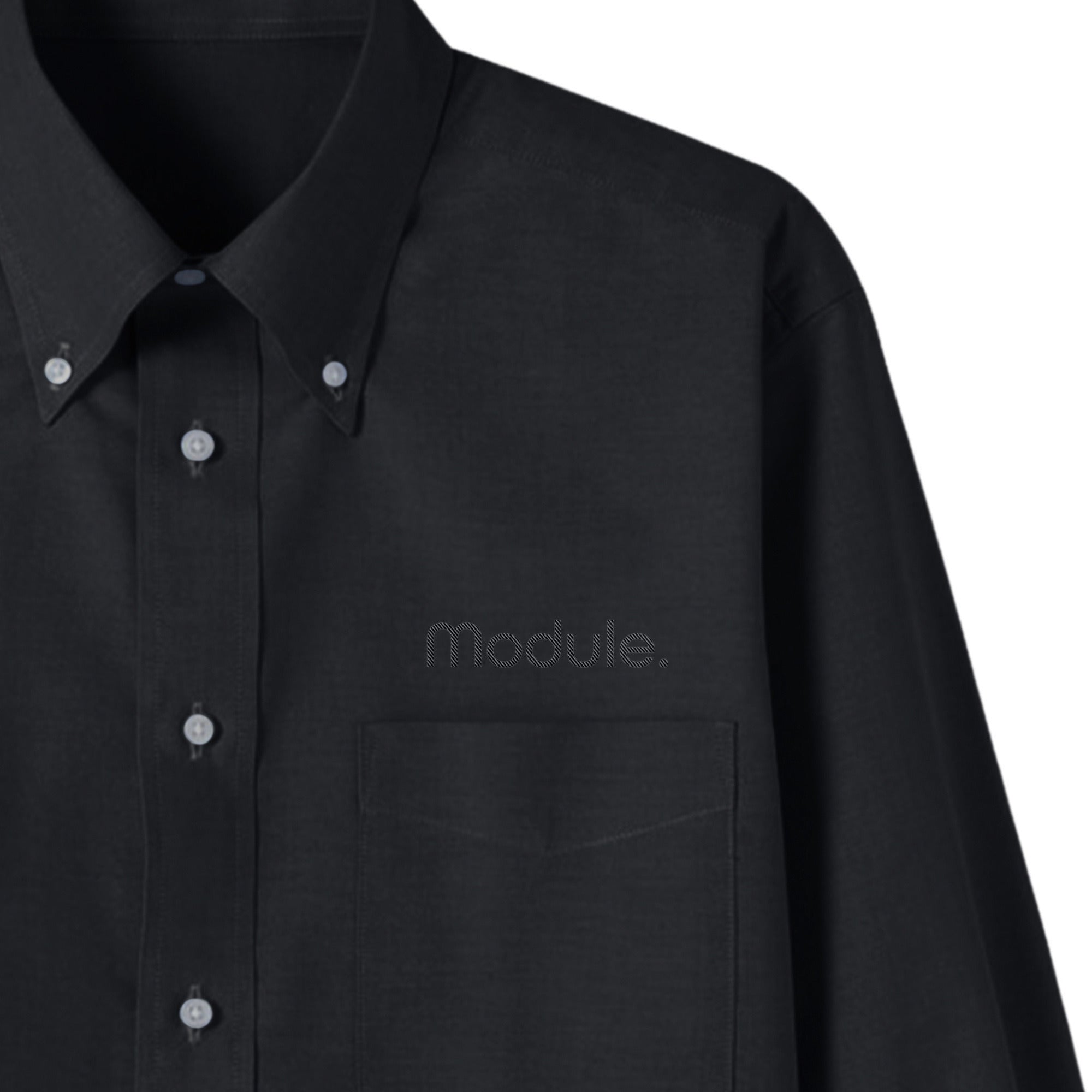 Module. オックスフォードシャツ black image