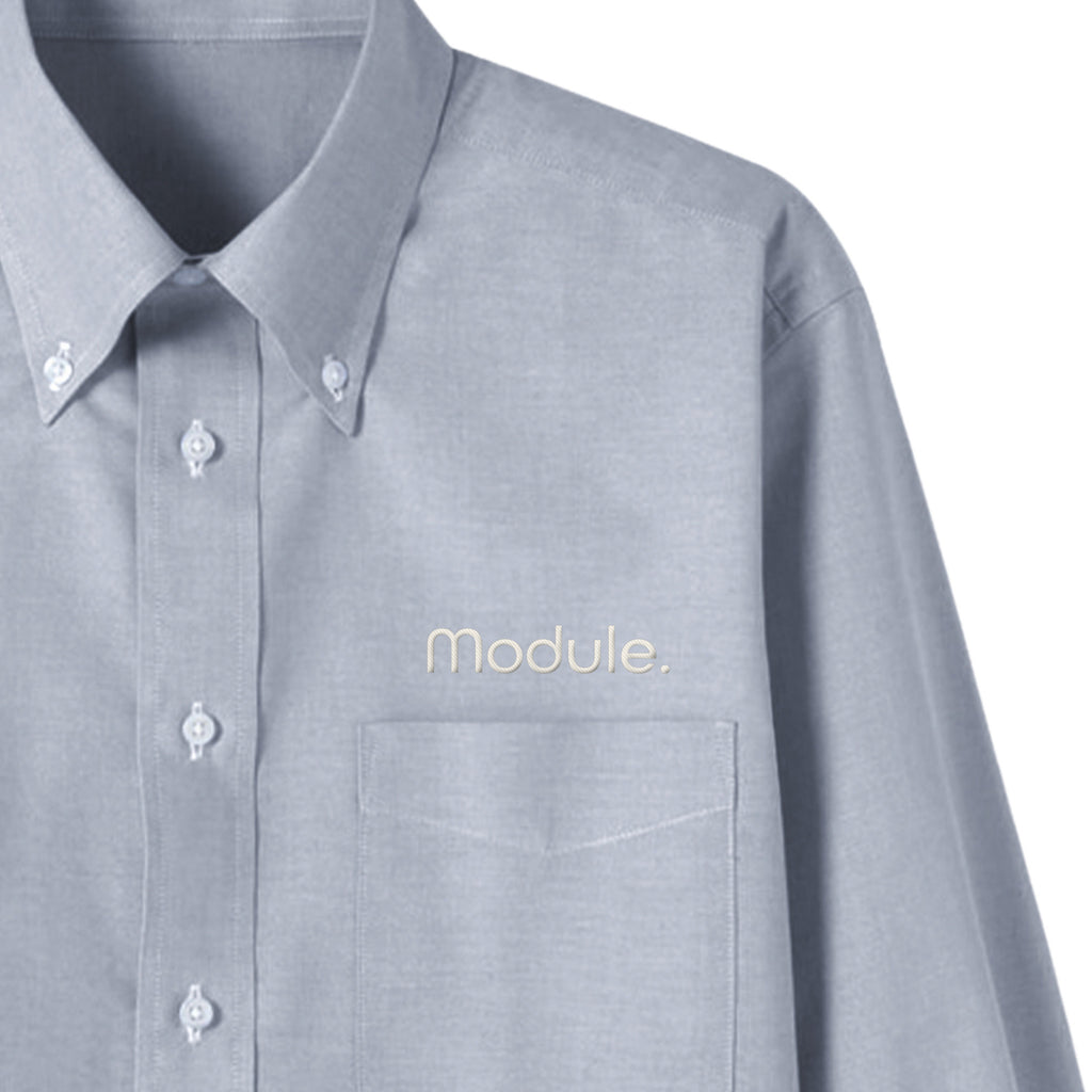 Module. オックスフォードシャツ gray image