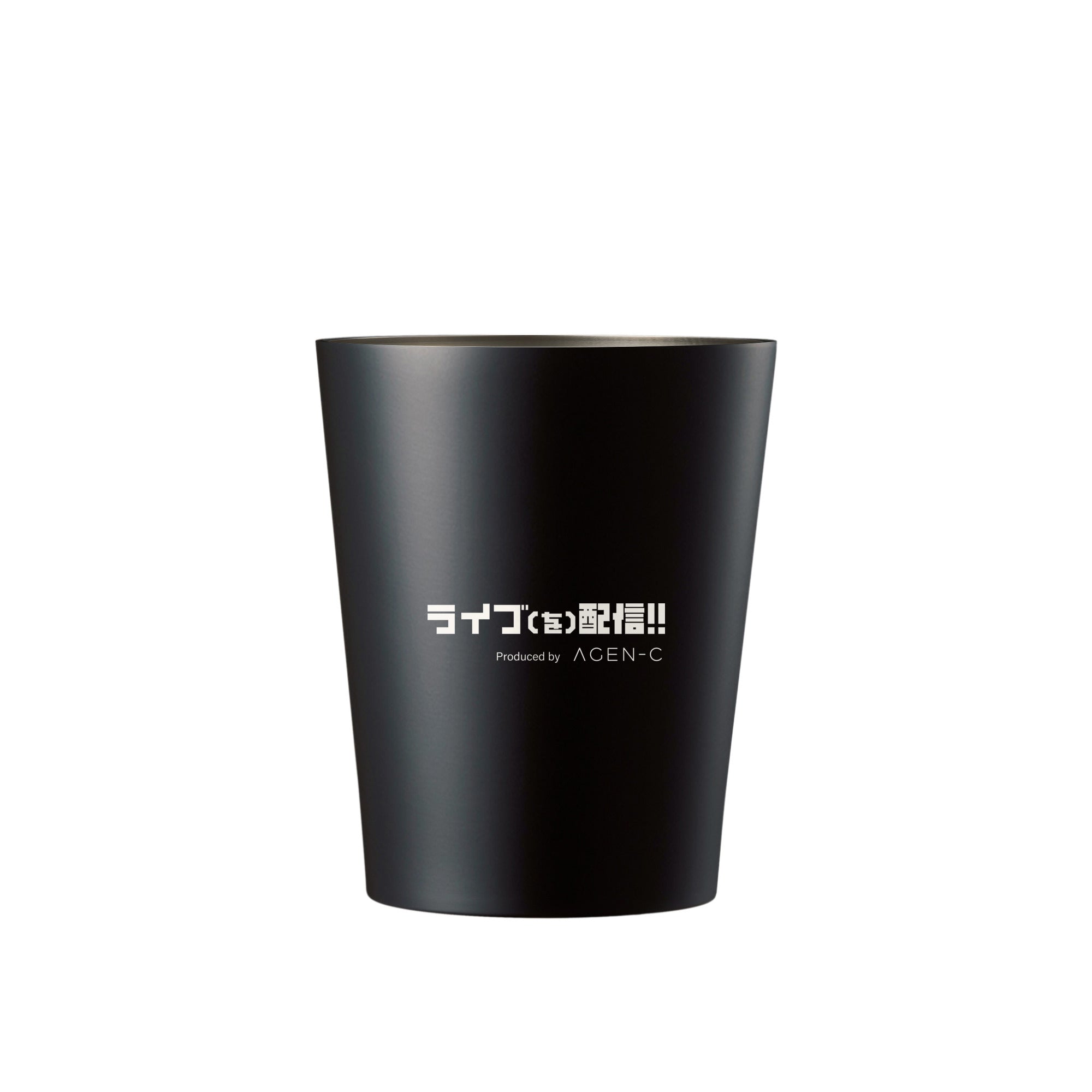 ライブ(を)配信!!オリジナルタンブラー matte-black image