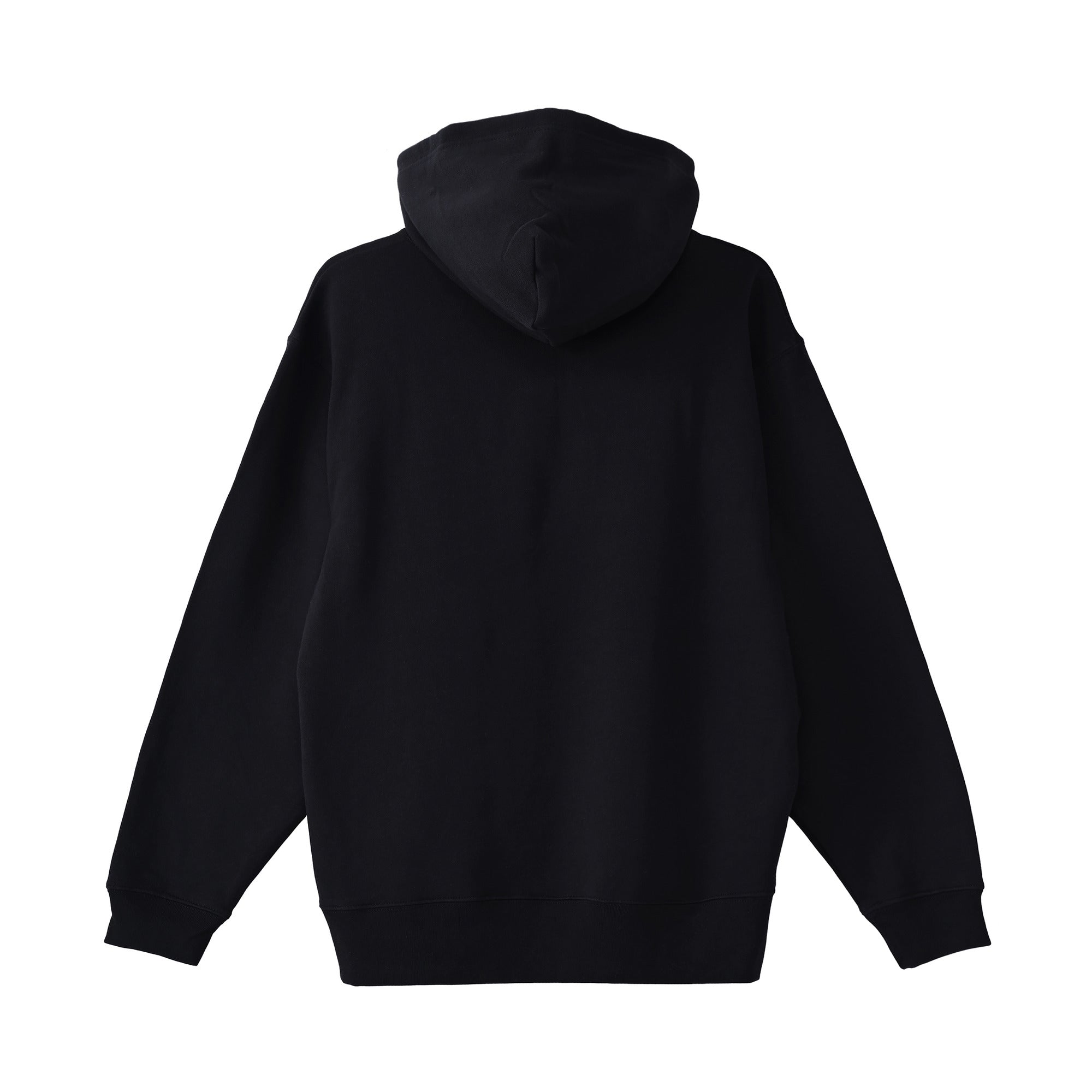 ベーシック コットンパイルパーカー black image