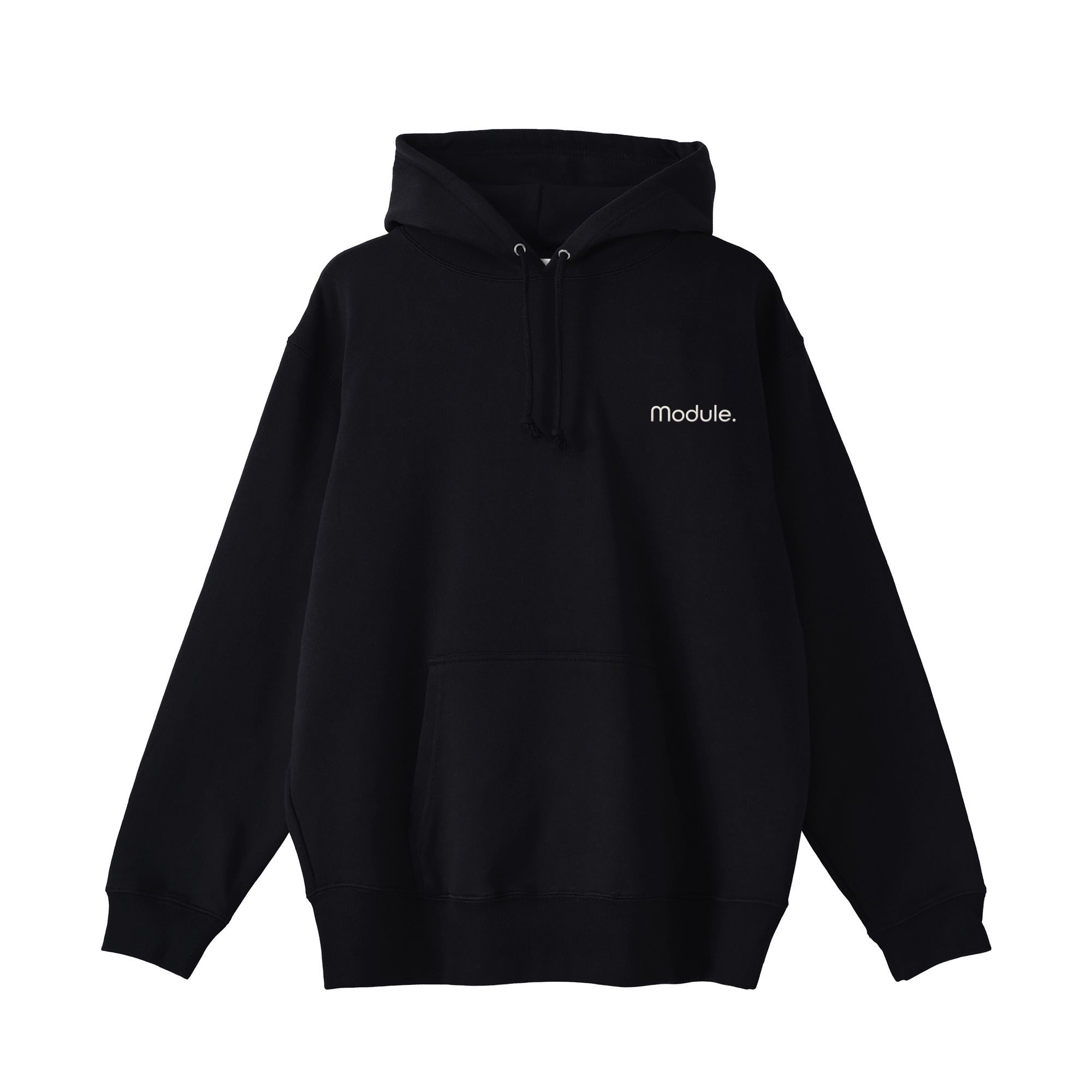 ベーシック コットンパイルパーカー black image