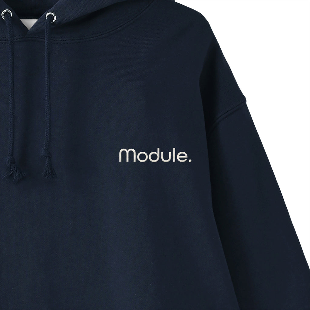 ベーシック コットンパイルパーカー navy image