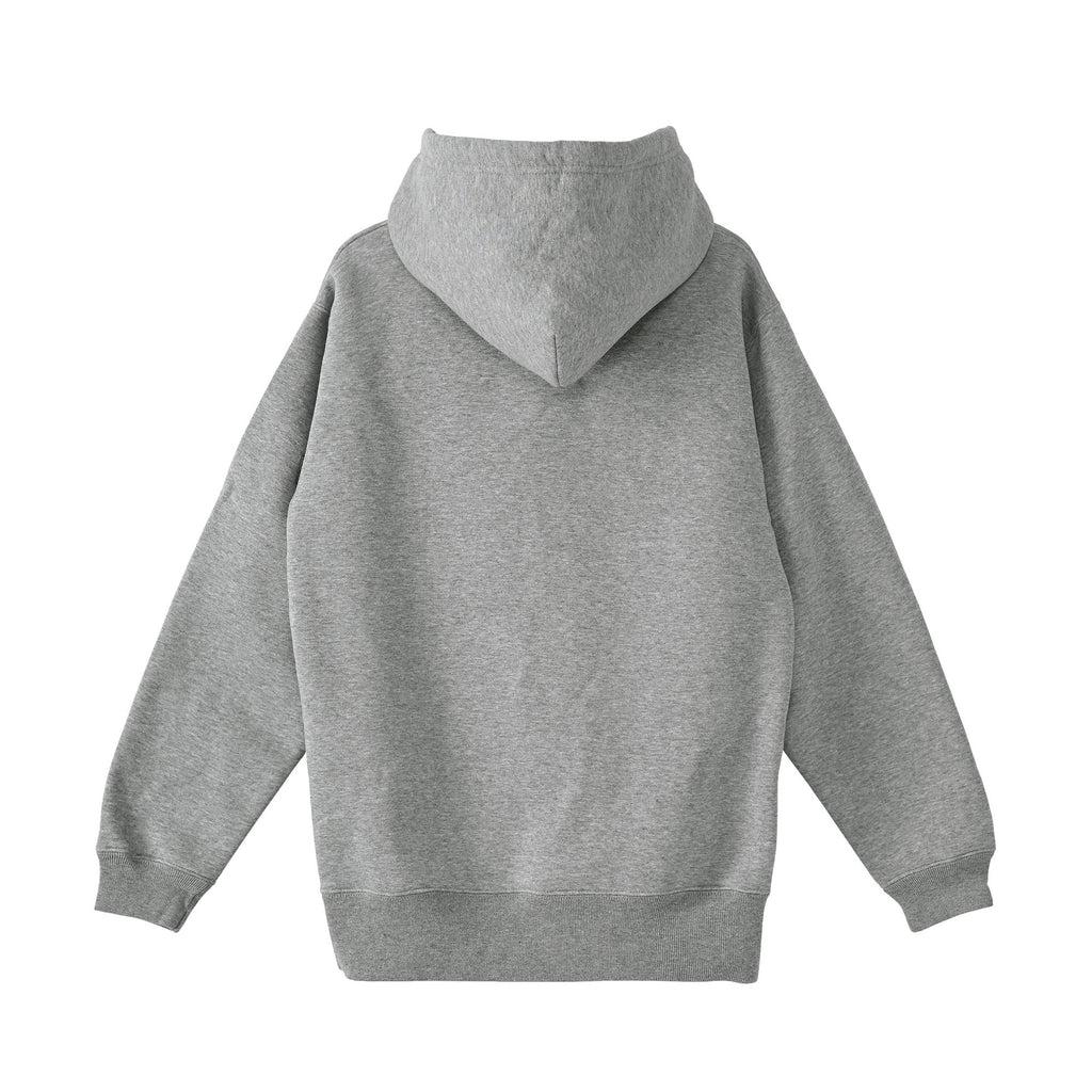 ベーシック 裏起毛 パーカー gray image