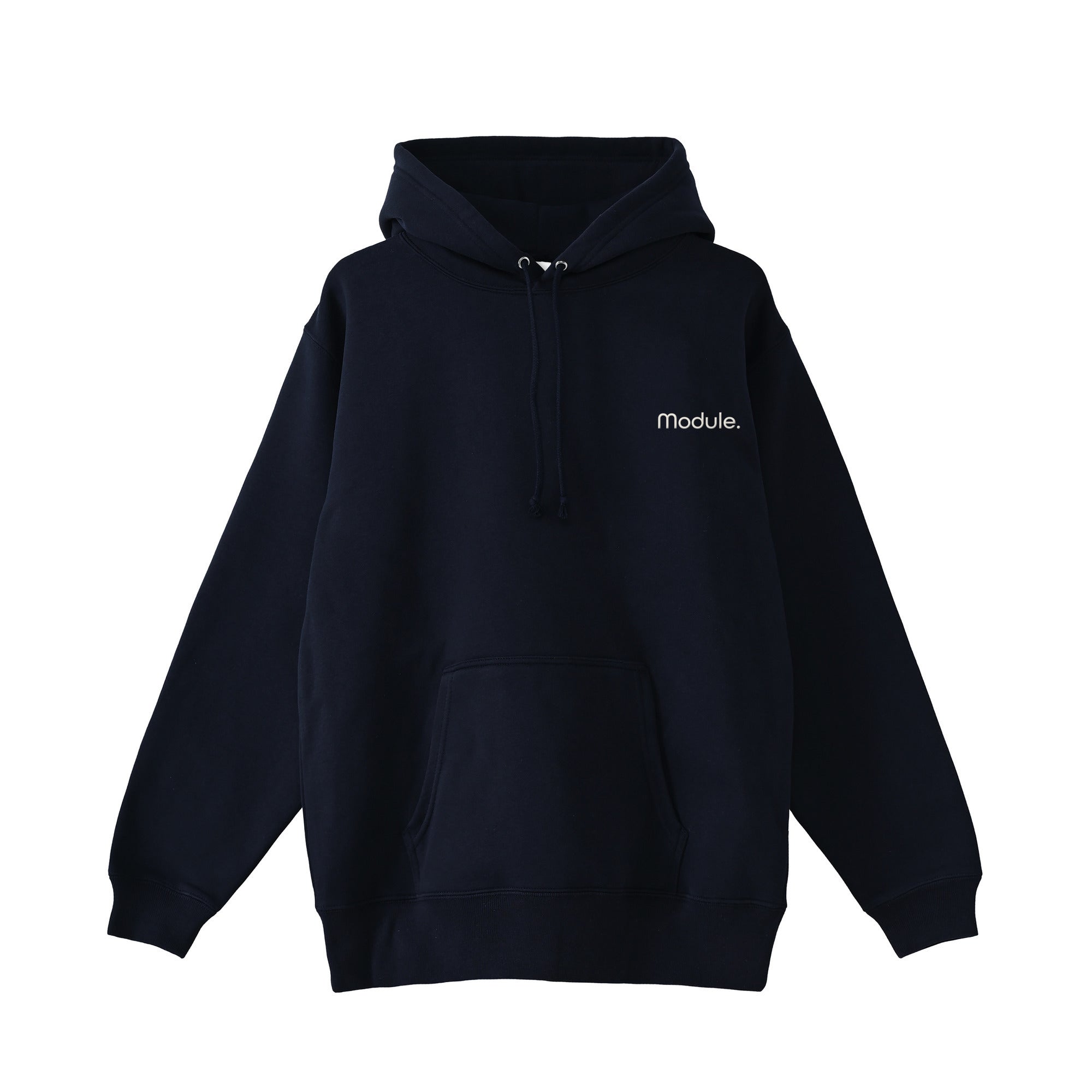 ベーシック 裏起毛 パーカー navy image