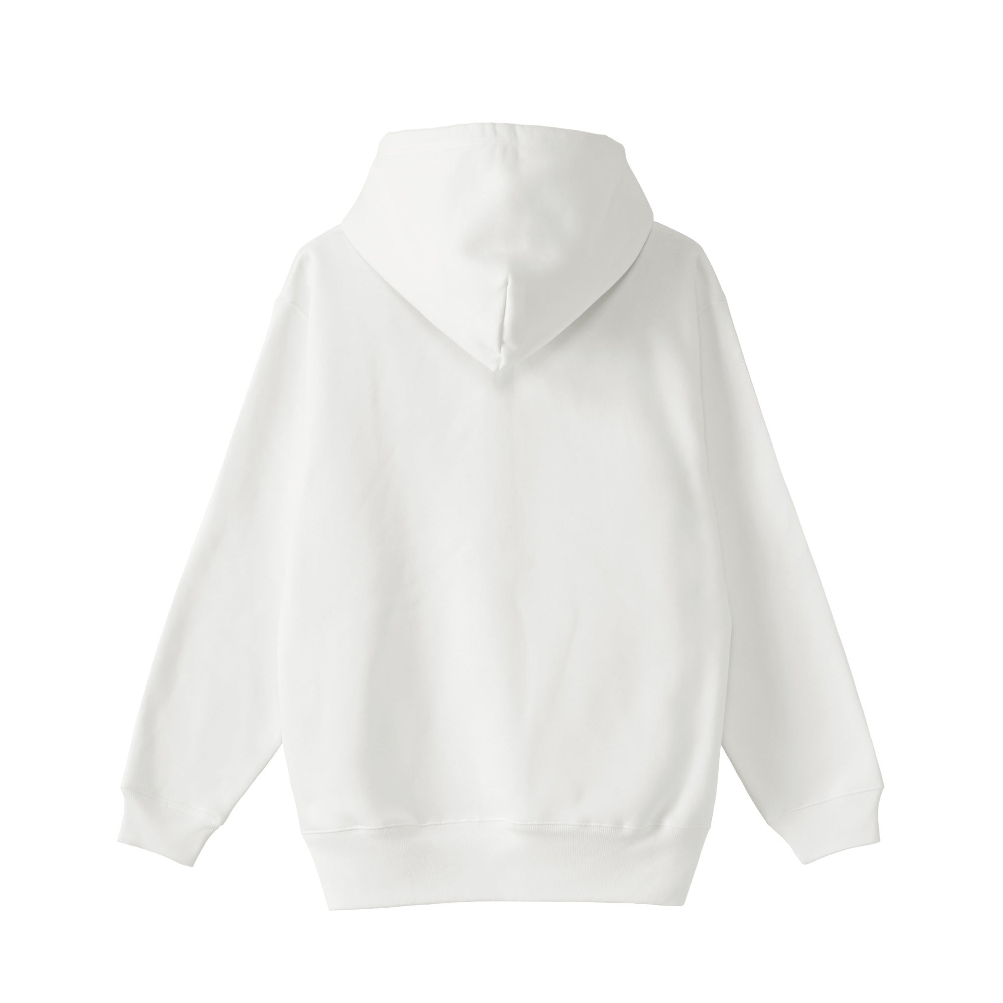 ベーシック 裏起毛 パーカー white image
