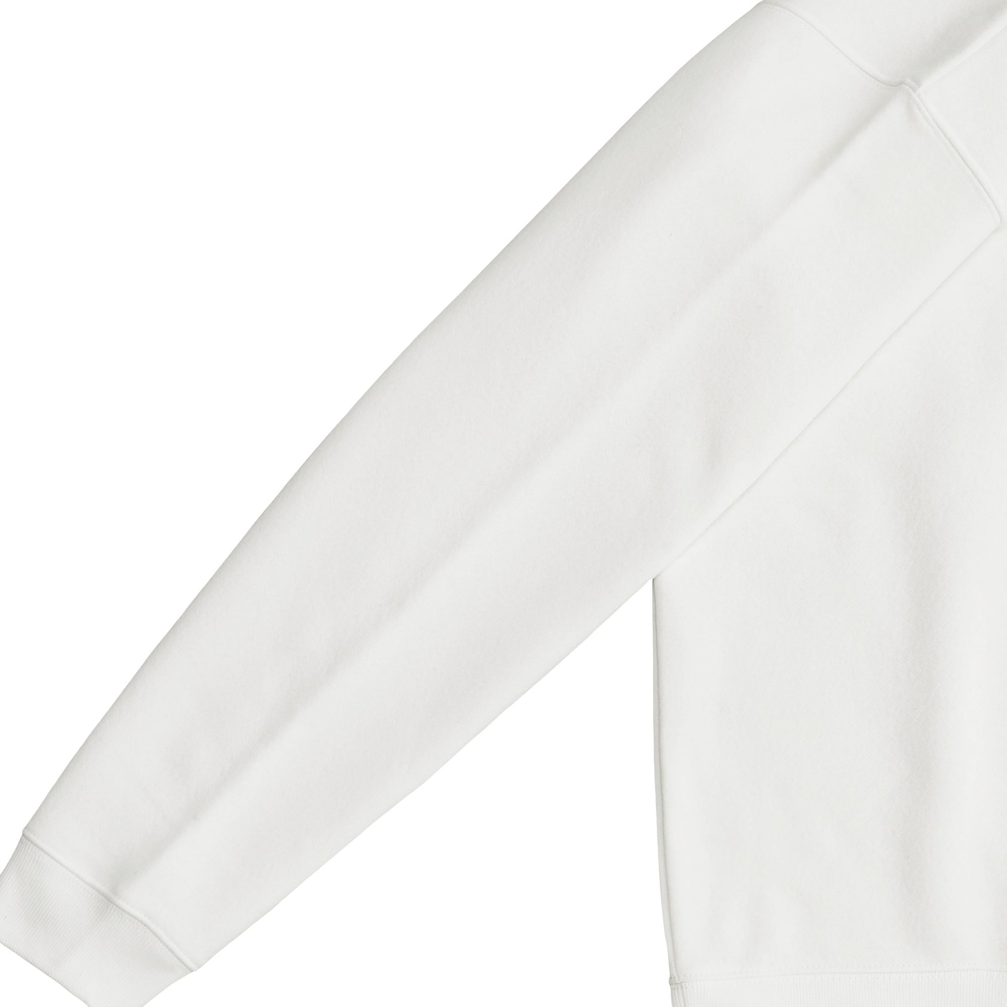 ベーシック 裏起毛 パーカー white image